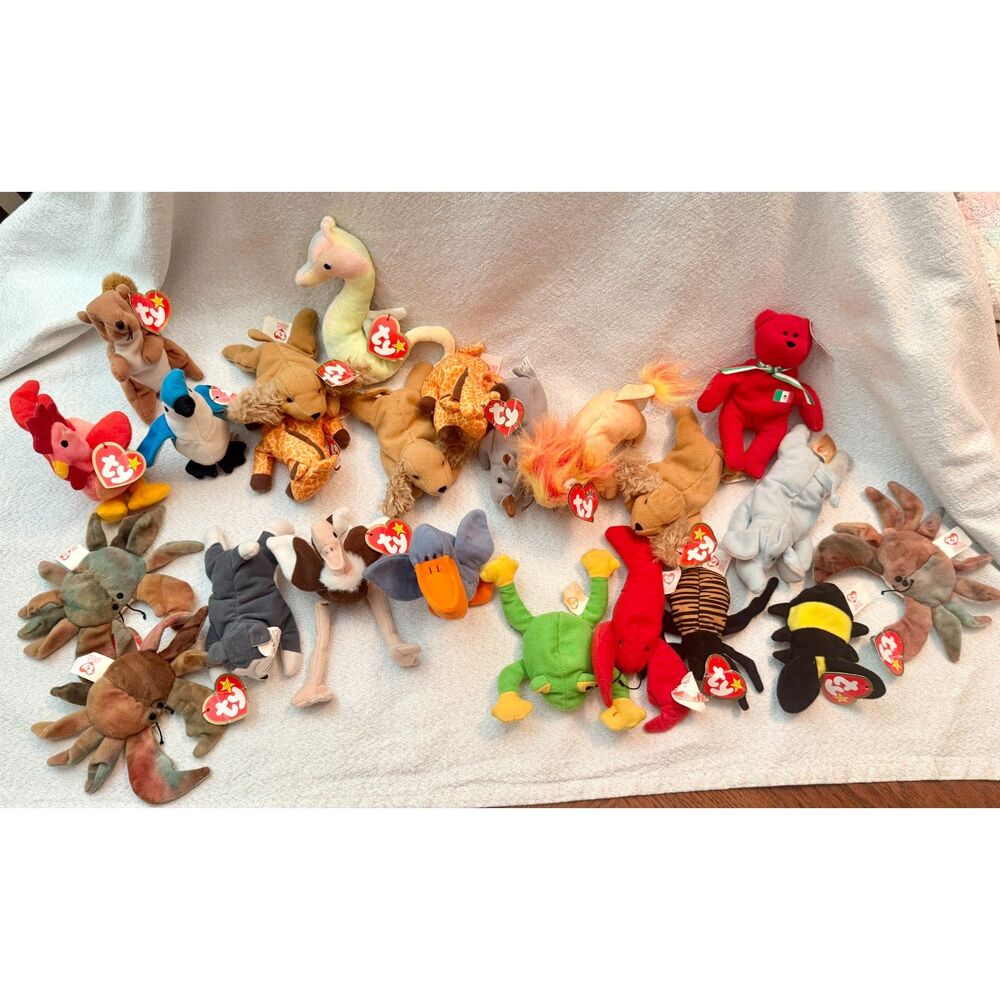 Lot of 23 TY Teenie Beanie Babies